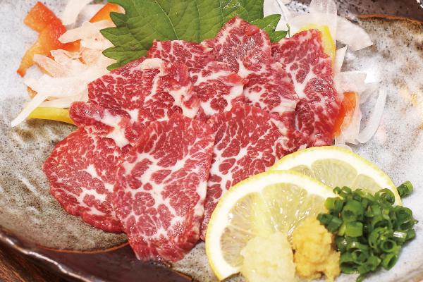 上馬刺し