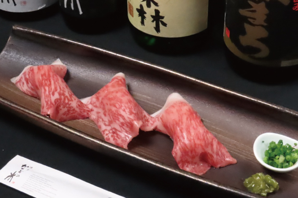 和牛炙り寿司